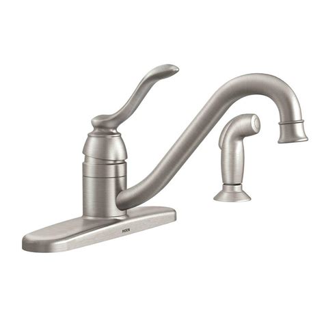 Home depot kitchen faucets sprayer. MOEN Banbury Single-Handle Standard Kitchen Faucet with ...