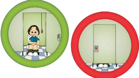 Recycler le rouleau de papier toilette est facile et amusant. Besetzt Schild Toilette Basteln - Schild WC frei / besetzt ...