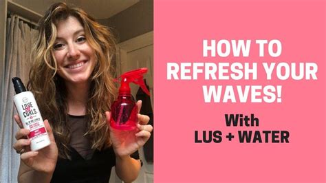 How do i refresh my hair the next day(s)? How-To Refresh Your Day 2 Waves with LUS! | Next day hair ...