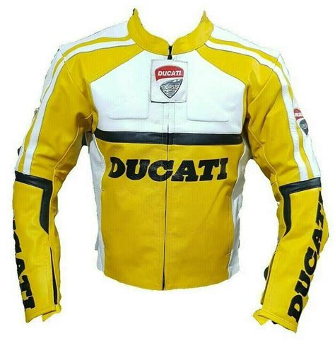 If you've wanted to buy a quality motorbike jacket, leather was always the right solution. Ducati Yellow Motorbike Leather Jacket Ce Approved Full ...