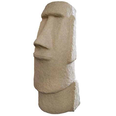 Enhance your garden, patio or water garden with this sophisticated statuary piece. Emsco Easter Island Sandstone Resin Head Statue-2308-1 ...