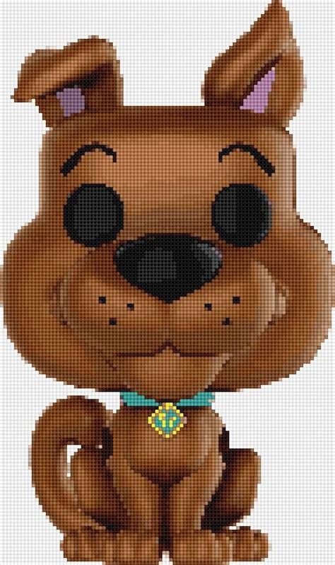 Scooby doo and shaggy rendered in cross stitch. Animation Pop #149- Scooby-Doo Cross Stitch and Plastic ...