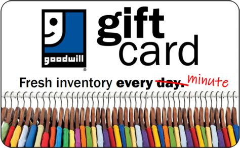 By purchasing a goodwill gift card, you can give your friends and family a chance to browse our ever changing selection of quality merchandise and take home way more than they could with other gift cards. Gift Cards - Goodwill Industries of New Jersey and ...