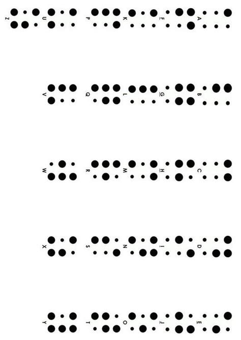 Literele de la a la z au fiecare semne corespunzătoare în braille. Kleurplaat braille alfabet. Kinderen leren terwijl ze kleuren. Afbeeldingen voor scholen en ...