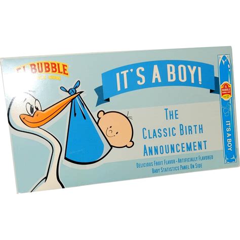 Hubba bubba bubble gum original bubble gum, 2 ounce (pack of 12). It's A Boy Bubble Gum Cigars, 36 Pk. | Candy & Chocolate ...