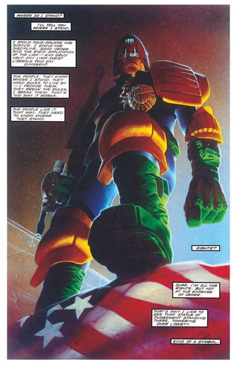 Oh good, you included oz. America is Receiving The Best Judge Dredd Story Ever Made