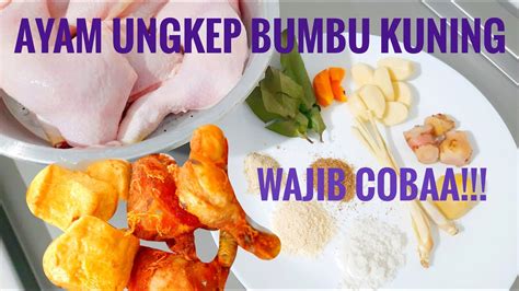Resep nasi kuning gurih jawa banget. RESEP AYAM UNGKEP BUMBU KUNING | AYAM GORENG GURIH - YouTube