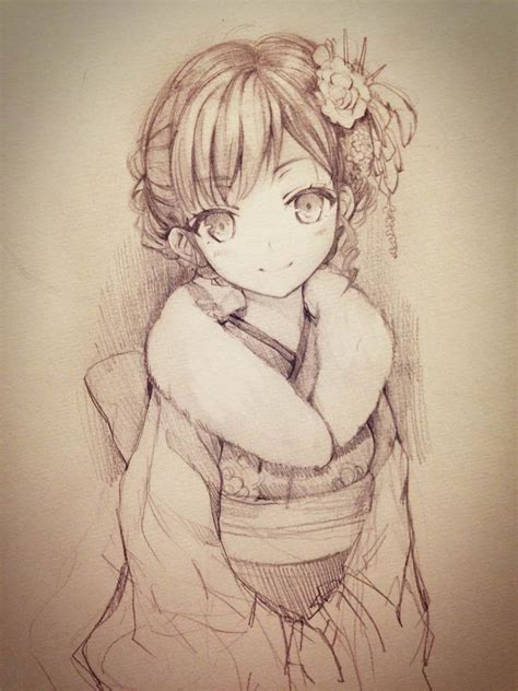 Pencil drawing of cute anime girls. anime drawing | Dibujos de anime, Dibujos, Arte de anime