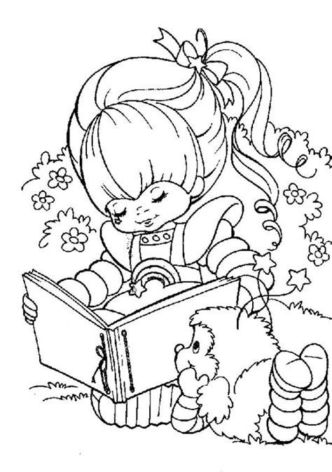 All rainbow brite coloring pages are free and printable. Rainbow Brite Love To Read With Romeo Coloring Page ...