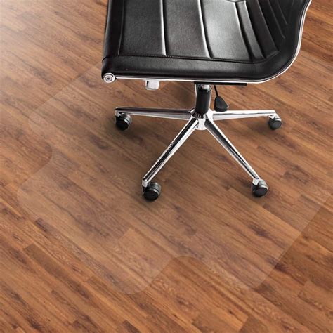 Thick material protects wood, tile and vinyl flooring from wear and tear caused by chair casters. Home Office Popular Floor Office Rolling Chair Hard Floor ...