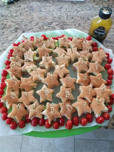 Serve some of these five delicious finger sandwiches for a festive from cute little tea sandwiches to fancy finger sandwiches, these small bites are perfect for your next baby or bridal shower menu. Star-Shaped Italian Finger Sandwiches | Shower food ...