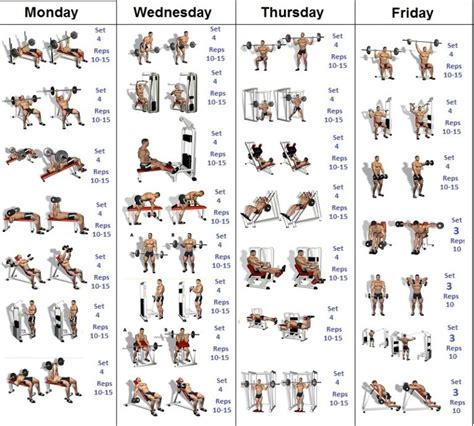 Use this routine to burn fat and get ripped! A Simple and Effective Muscle Building Schedule - Fitness ...