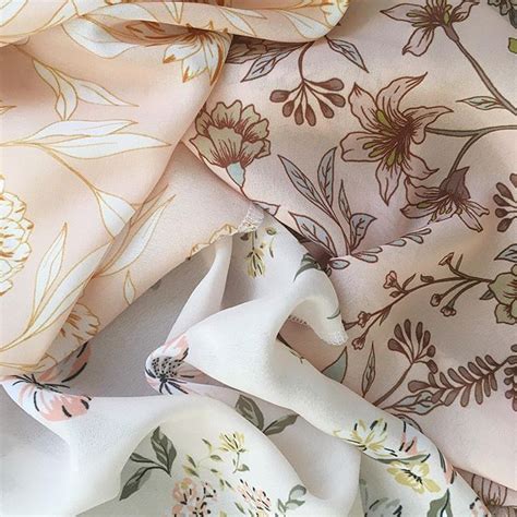 Maybe you would like to learn more about one of these? Soft neutral floral prints #textilestudio #textiledesign # ...