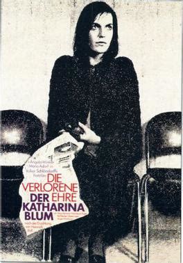 Aber ob sie wissen, woher übernommen. The Lost Honour of Katharina Blum (film) - Wikipedia