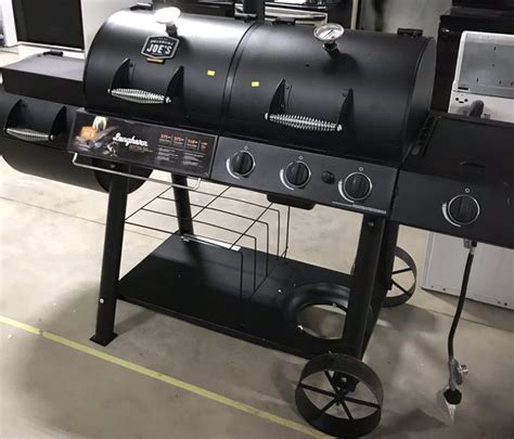 Modifications made to my okj longhorn reverse flow for efficiency and personalization. Oklahoma Joe's Longhorn Charcoal/Gas Grill & Smoker for ...