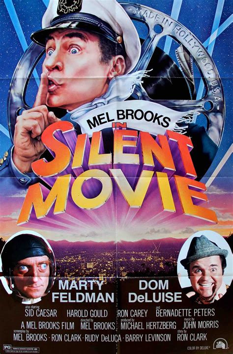 It's clear at almost every moment that the filmmakers had a ball making it. Silent Movie (1976) | Mel brooks silent movie, Silent ...