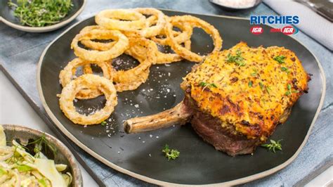 We did not find results for: mustard crust rib eye with crispy onion rings - Love Food