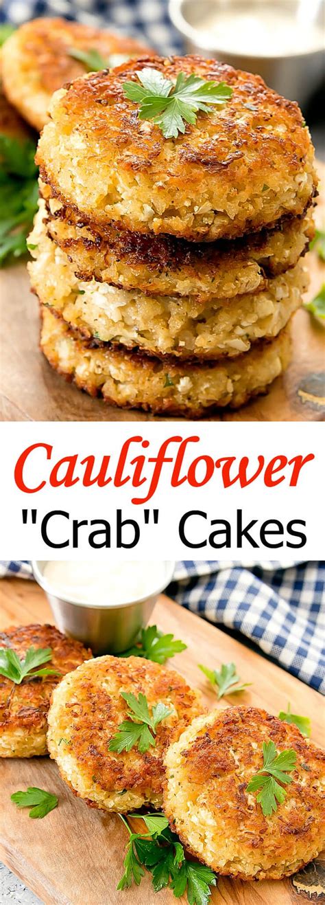 Posted on may 3, 2019may 2, 2019 by sona. Cauliflower "Crab" Cakes | Recipe | Crab cakes, Recipes ...