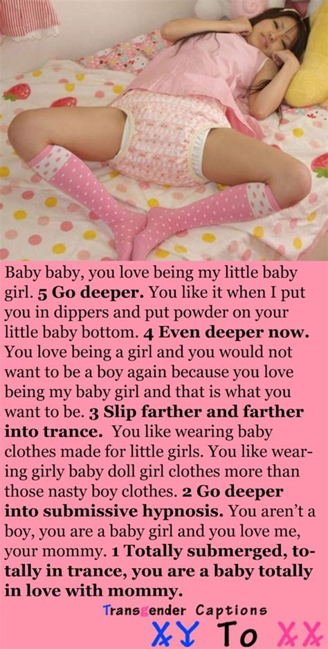 In paraphilic infantilism , a sissy baby is a man who likes to play the role of a baby girl. Total sissy babby hypnosis