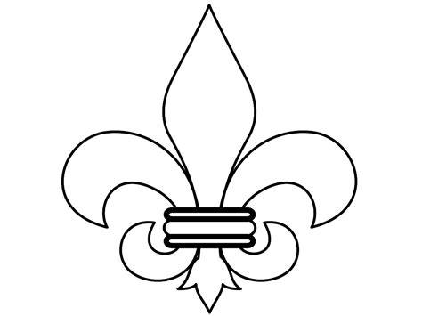 We have a script fleur de lis transfer for you this week! Fleur De Lis Coloring Page - Cliparts.co