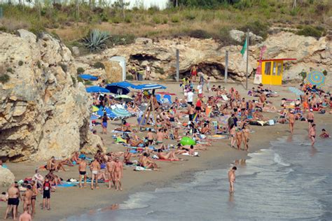 One of the best quiet beach on koh phangan is the small beach near mae haad or the 2 small bays near haad son. Balmins Beach - clothing optional, Sitges photo - Brian ...