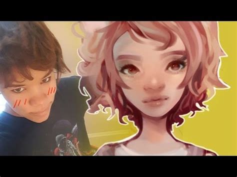 How to paint curly hair - YouTube
