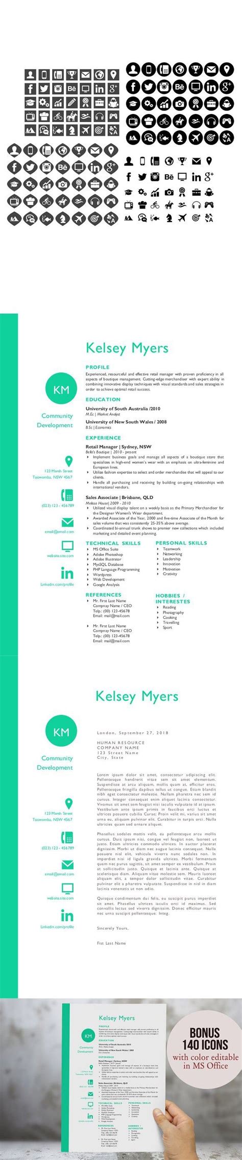 It may also be your career summary, as this is an important way for the reader to get to know. Two columns round initials resume | Downloadable resume ...