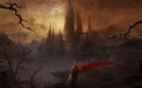 Dark Fantasy Landscape Windows 10 Theme - themepack.me