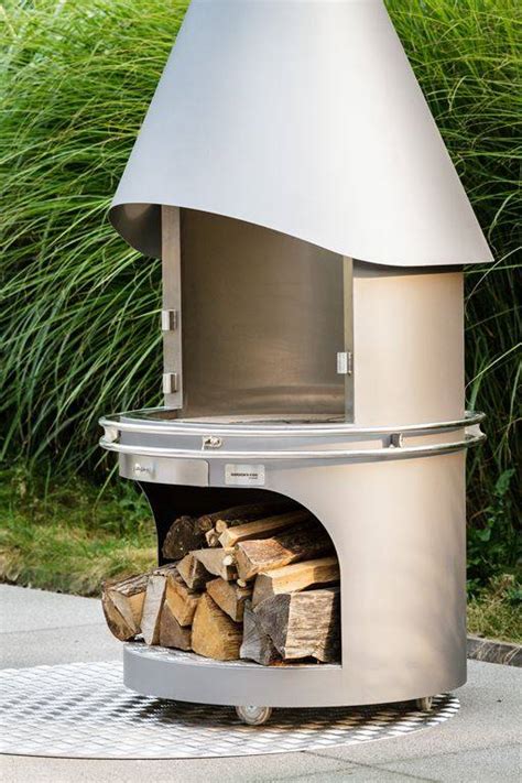 / le barbecue est un véritable emblème de l'été. cheminee barbecue exterieur inox - Agencement de jardin ...