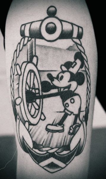 The first 100 customers were treated to our exclusive vip package which included a steamboat willie lanyard, dustbag, and tattoo pack! Steamboat Willy | Tattoos | Disney tattoos, Tattoos ...
