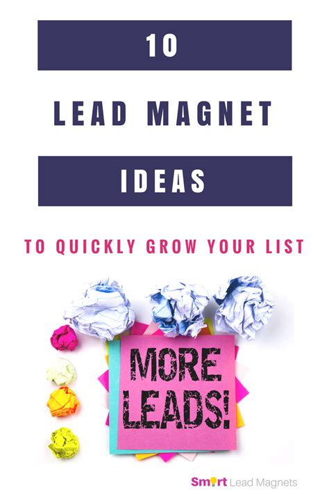 And as molten lead were the tears we shed. 10 Lead Magnets Ideas to Quickly and Easily Grow Your ...