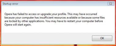 Ansonsten wäre es hilfreich, wie peter ja schon schrieb, ein paar mehr details zu liefern. gelöst - Opera startet nicht mehr | Dr. Windows