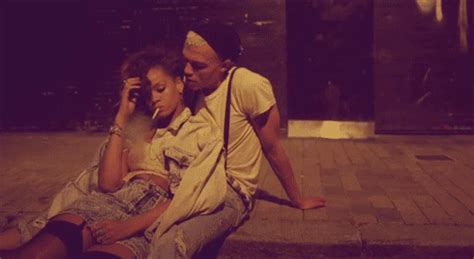 'in a hopeless place' the video shows, like any relationship its starts off well, then slowly starts to fall apart, like any other relationship. rihanna gifs on Tumblr