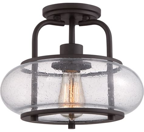 Complement your décor with a flush mount light fixture, available in a variety of styles and sizes. Quoizel Lighting Trilogy 12" Semi-Flush Mount in Old ...