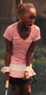 Yvonne odom, grandmother of tennis player coco gauff, speaks to the press after watching her. PHOTO Coco Gauff When She Was 10 Years Old