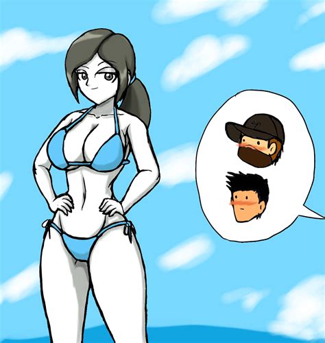 What is an oc on deviantart? Swim Suit Wii Fit Trainer by WaRrior9100 on DeviantArt