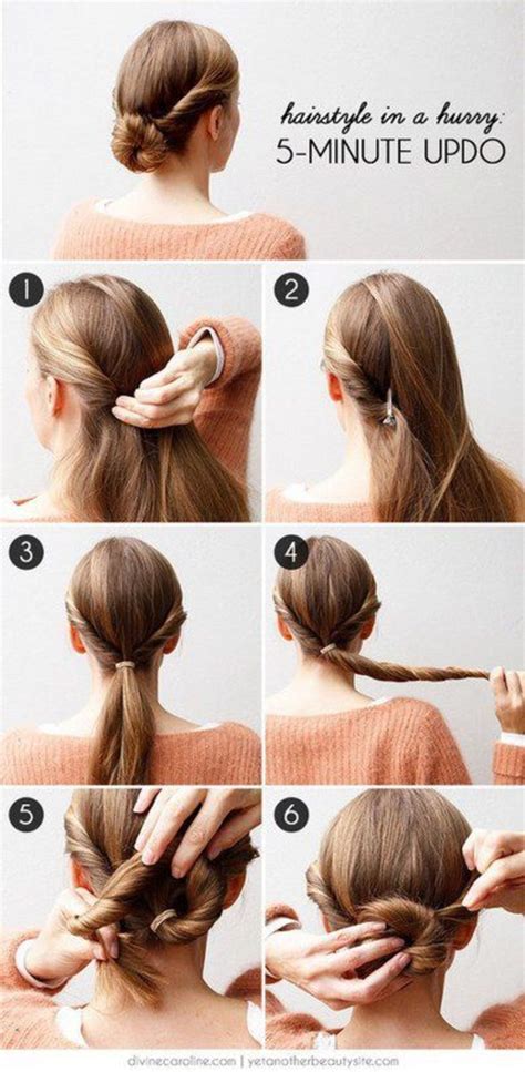 Then, on the left side of the part. 10 Quick Hairstyle Tutorials For Women