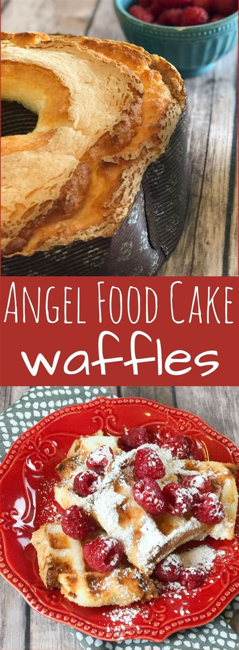 Homemade angel food cake (grain free)+−. Easy Angel Food Cake Waffles Recipe #angelfoodcakewaffles (With images) | Waffle cake, Waffle ...