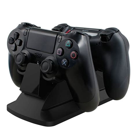 They have the capability to get charged with several outlets. SparkFox Dual Controller Charging Station Black - PS4 ...