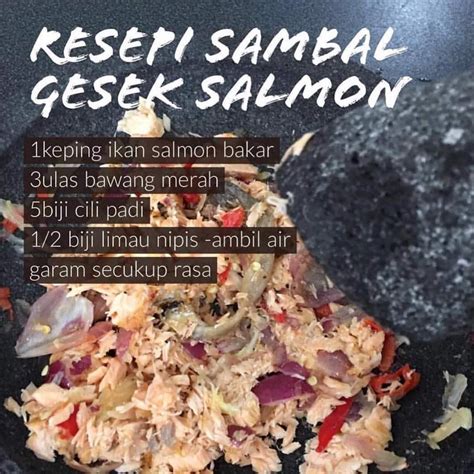 Makan mengikut keperluan tenaga seharian anda: Resepi sambal gesek yang sihat dan approved untuk diet nak ...