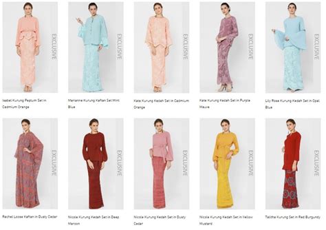 Terkenal dengan konsep moden & kontemporari, perabot yang lorenzo merupakan jenama perabot yang tidak asing lagi di malaysia. Trend Model 33+ Jenama Baju Kurung Terkenal Di Malaysia