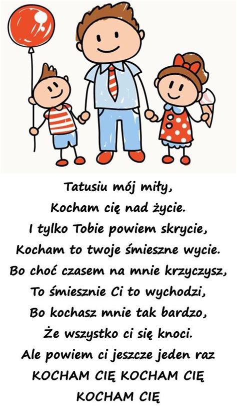 Przygotowaliśmy życzenia i wierszyki z okazji dnia ojca. Życzenia na Dzień Ojca: KOCHAM CIĘ - xdPedia (43384)