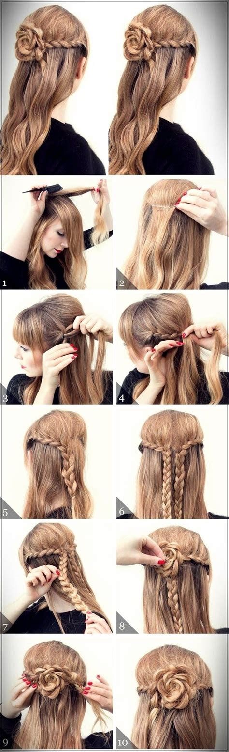 Just follow these step to step braided hairstyle tutorials and you shall achieve perfection after some time.for college, girls exclusive see these : Easy Hairstyles 2019 step by step | Diy hairstyles easy ...