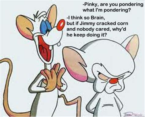 Maybe you would like to learn more about one of these? I loved Pinky & The Brain! | Pinky, Animaniacs, Brains quote