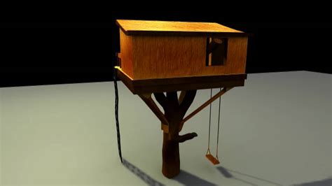 Null to him very often are various animals who live in the forest, so that he would design and build houses for them. 3D Treehouse Model - YouTube