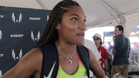 She is the american junior record holder in the indoor long jump. Tara Davis Dominates At USA Juniors https://youtu.be ...