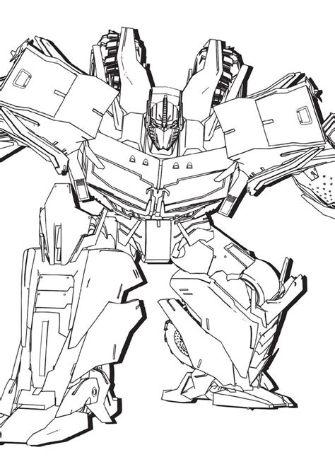 You could also print the picture by clicking the print button above the image. Transformer Autobot Coloring Pages for Kids 2019 ...