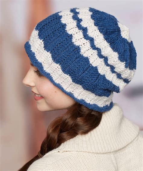 720 x 960 jpeg 143 кб. Wavy Skull Cap Free Knitting Pattern - Knitting Bee