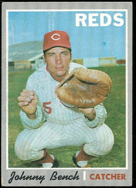 This johnny bench baseball card checklist includes every known baseball card that johnny bench has appeared on, in chronological order. Johnny Bench 1970 Topps #660 Baseball Card | Pristine Auction