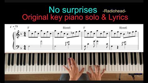 03 (4.79) the four couples continue their fun on vacation in belize. No surprises(Radiohead) Piano cover Chords - Chordify
